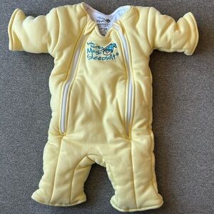 Baby Merlin's Magic Sleepsuit - Yellow